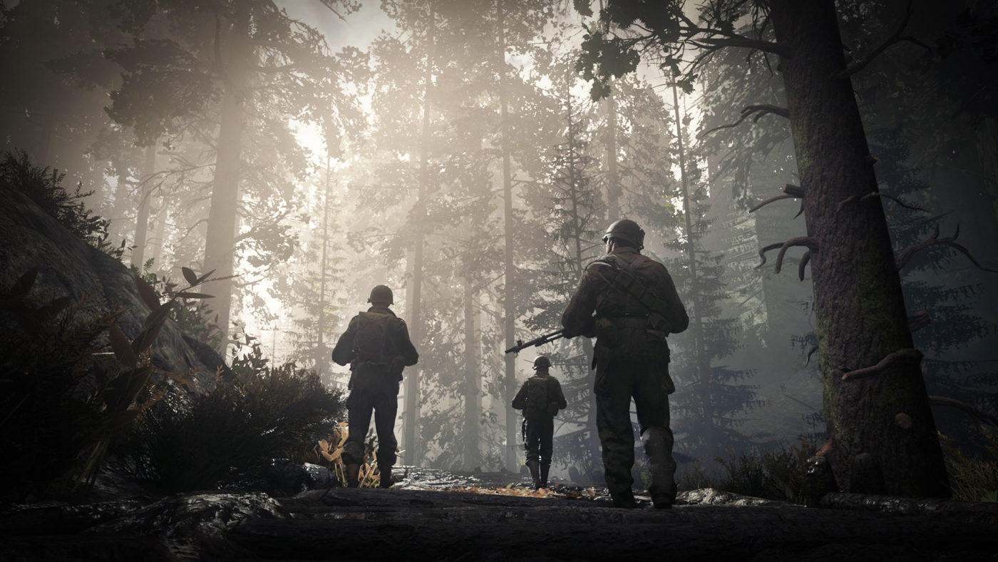 Call of Duty: WWII グリッチで背中側でレースができる