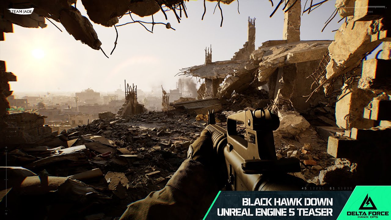 Delta Force: Hawk Ops Black Hawk Down キャンペーン ティーザーで Unreal Engine 5 グラフィックスを簡単に紹介