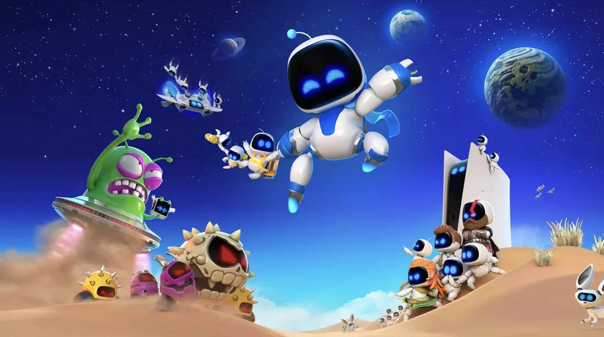 Astro Bot のクレジットが、『Stellar Blade』や『Assassin's Creed』などを含む未発表のクロスオーバー作品の可能性を示唆