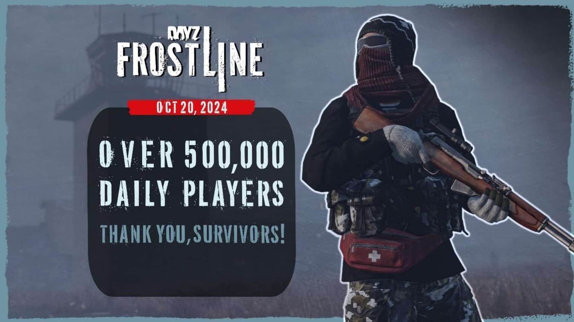 DayZ はリリースから 6 年でプレイヤー数が過去最高を記録、毎日 50 万人以上のプレイヤーを獲得